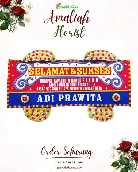 Papan Bunga Ucapan Selamat Sosoh Buay Rayap